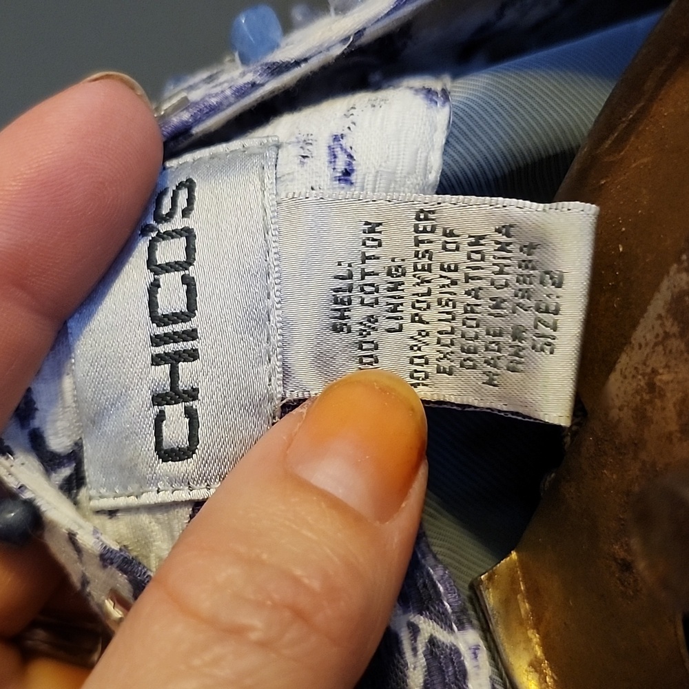 Chico's Embellished Python Amina Jacket Size 2 - image 8